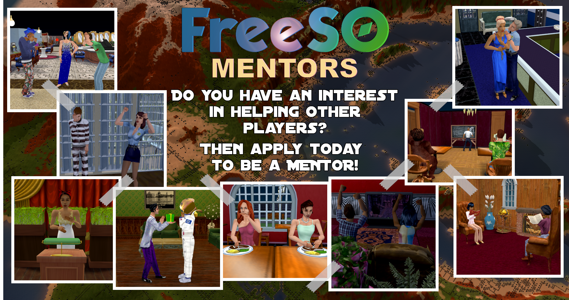 Do you have an interest in helping other players? Then apply today to be a mentor!