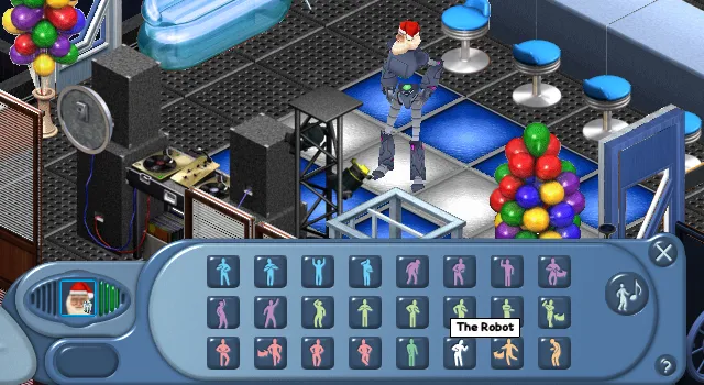 The Dance Floor interface, featuring a cool 25 buttons to queue custom interactions via the Dance Floor Controller. The Dance Floor interface, featuring a cool 25 buttons to queue custom interactions via the Dance Floor Controller.