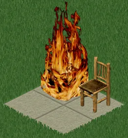 You might not be able to see it, but this image represents justice for the rustic wood chair.