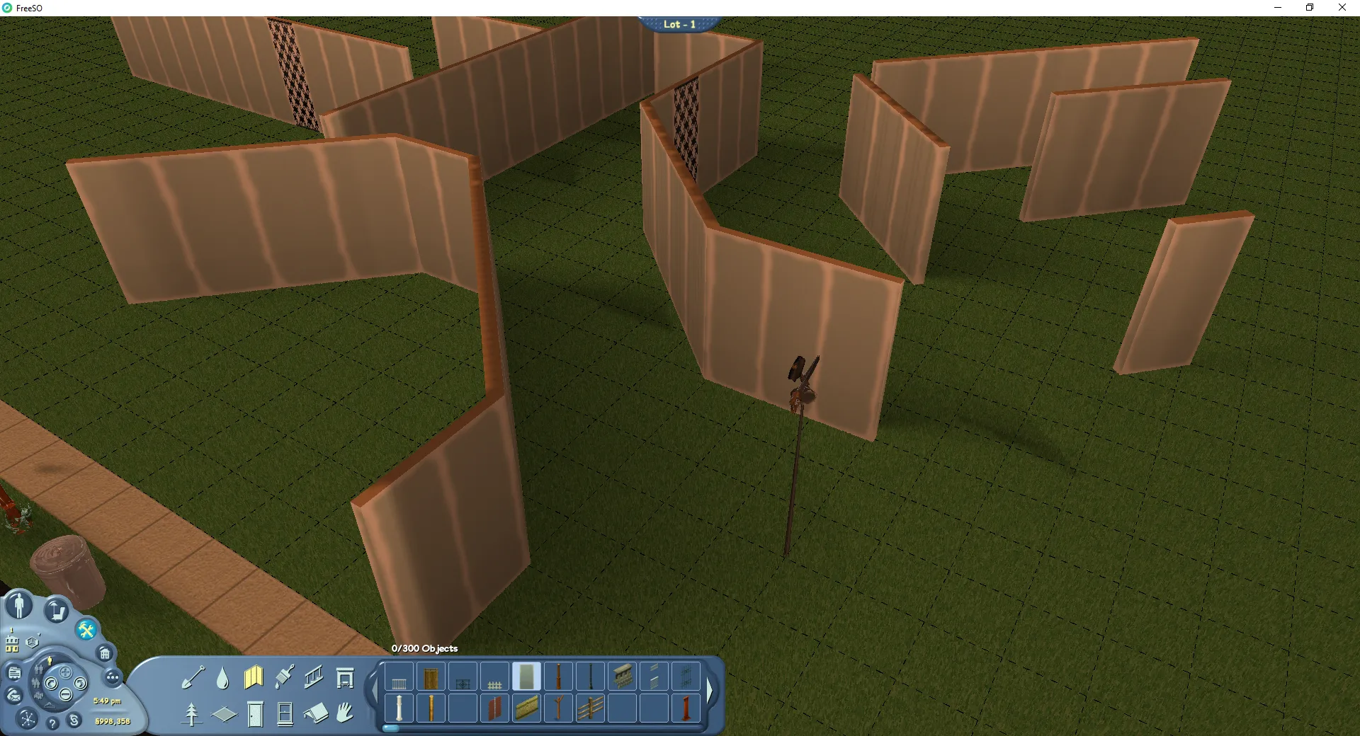 Testing 3D wall positions